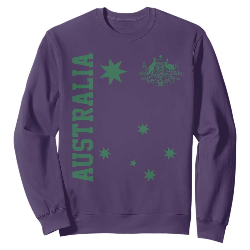Australia Vintage Federation Star Aussie Coat of Arms Sweatshirt TS11 Purple Print Your Wear