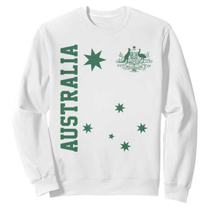 Australia Vintage Federation Star Aussie Coat of Arms Sweatshirt TS11 White Print Your Wear