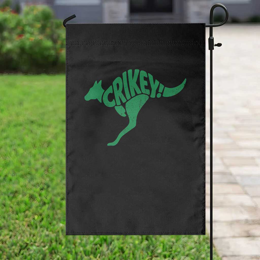 Crikey Australian Kangaroo Oz Slang Australia Garden Flag TS11 Print Your Wear