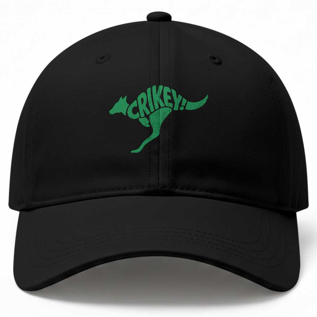 Crikey Australian Kangaroo Oz Slang Australia Baseball Cap TS11 Print Your Wear
