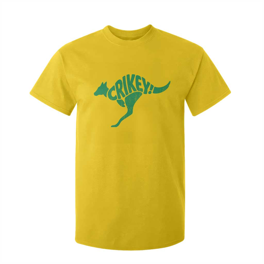Crikey Australian Kangaroo Oz Slang Australia T Shirt For Kid TS11 Daisy Print Your Wear