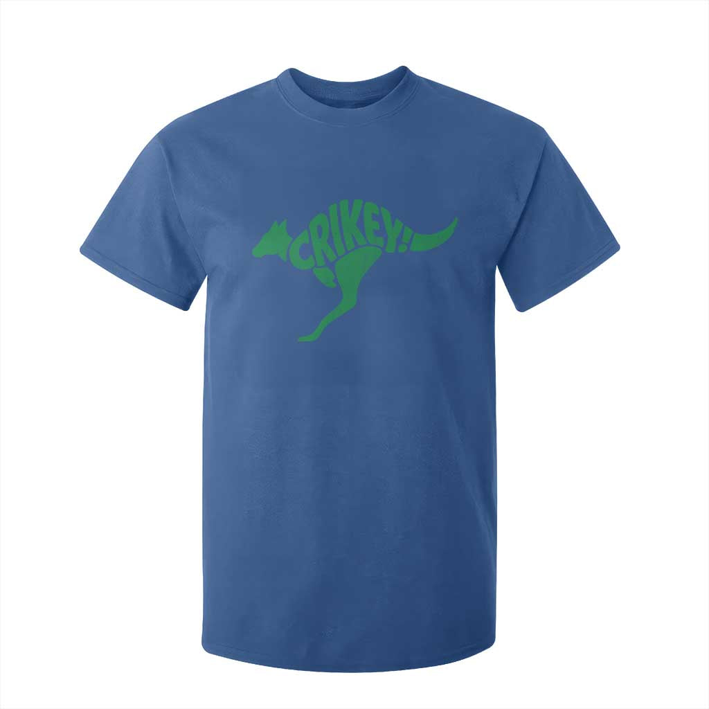 Crikey Australian Kangaroo Oz Slang Australia T Shirt For Kid TS11 Royal Blue Print Your Wear