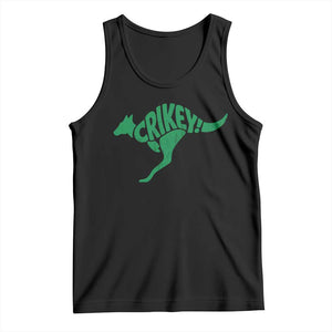 Crikey Australian Kangaroo Oz Slang Australia Tank Top TS11 Black Print Your Wear