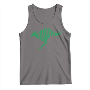 Crikey Australian Kangaroo Oz Slang Australia Tank Top TS11 Deep Heather Print Your Wear