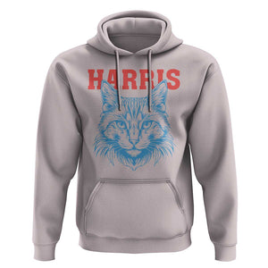 Childless Cat Lady Hoodie Harris For President 2024 TS11 Ice Gray Print Your Wear