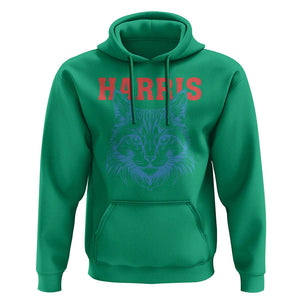 Childless Cat Lady Hoodie Harris For President 2024 TS11 Irish Green Print Your Wear