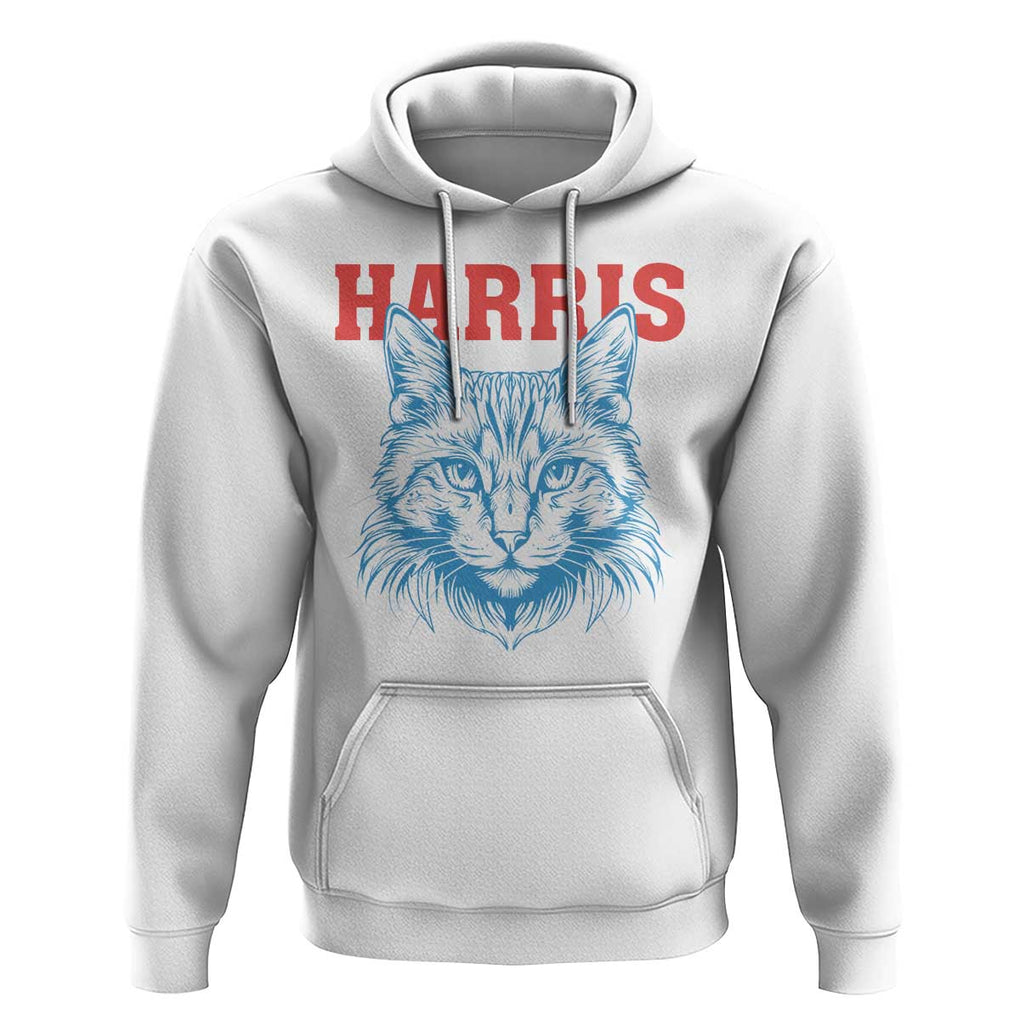 Childless Cat Lady Hoodie Harris For President 2024 TS11 White Print Your Wear