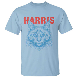 Childless Cat Lady T Shirt Harris For President 2024 TS11 Light Blue Print Your Wear