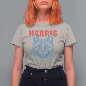 Childless Cat Lady T Shirt For Women Harris For President 2024 TS11 Sand Print Your Wear