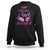 Funny Football Sweatshirt I Know I Play Like A Girl Try To Keep Up Pink Helmet TS11 Black Print Your Wear