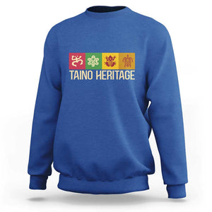 Taino Heritage Sweatshirt Puerto Rico Indigenous Carribbean Culture TS11 Royal Blue Print Your Wear