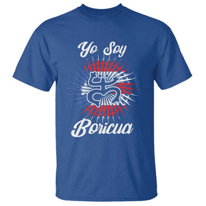 Yo Soy Boricua T Shirt Puerto Rico Flag Hispanic Heritage Month Taino TS11 Royal Blue Print Your Wear