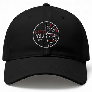 Funny Fck You Pie Chart Baseball Cap Math Sarcastic Humor TS11 Print Your Wear