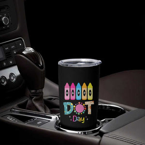 Happy Dot Day Tumbler Cup Colorful Polka Dot Crayon Kindergarten