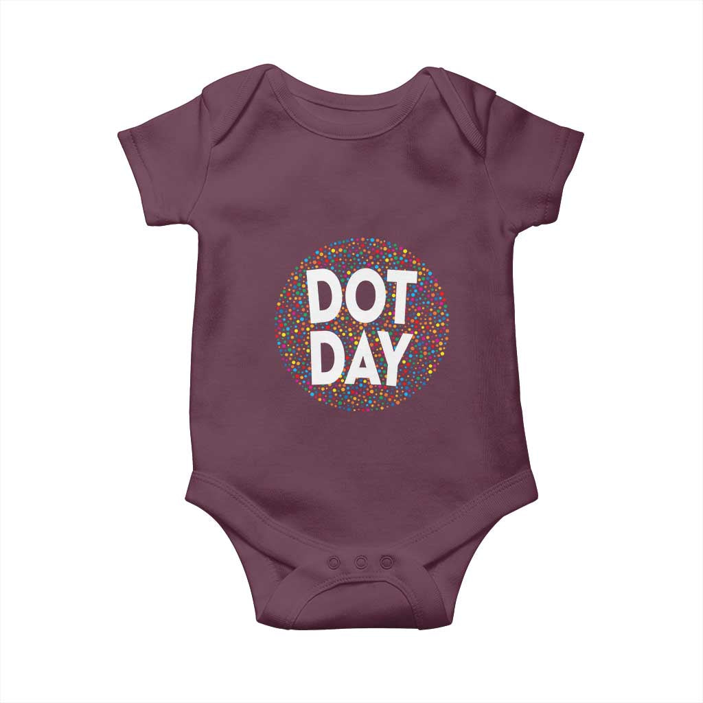 Happy Dot Day Baby Onesie Colorful Polka Dot Kindergarten International Dot Day