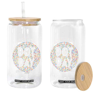 Happy Dot Day Glass Can Colorful Polka Dot Kindergarten International Dot Day