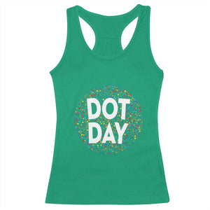 Happy Dot Day Racerback Tank Top Colorful Polka Dot Kindergarten International Dot Day