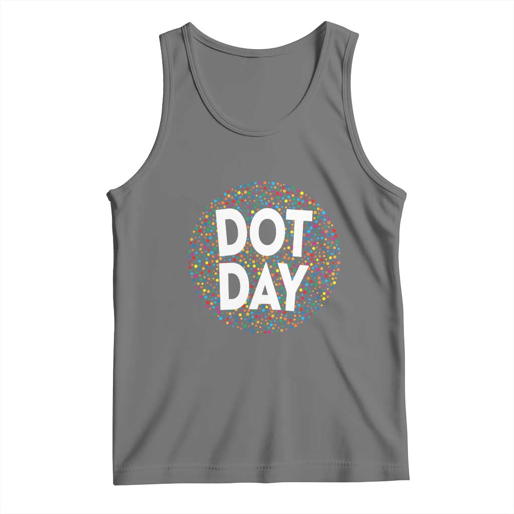 Happy Dot Day Tank Top Colorful Polka Dot Kindergarten International Dot Day
