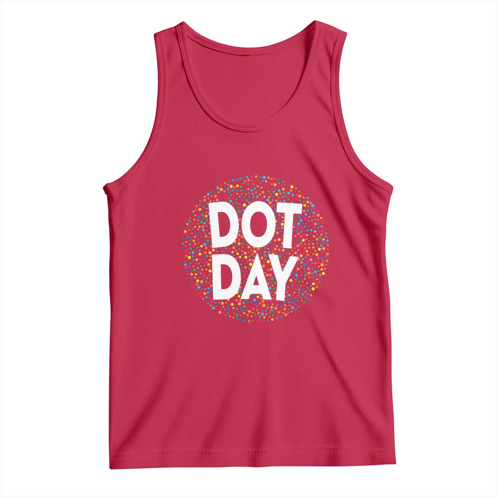 Happy Dot Day Tank Top Colorful Polka Dot Kindergarten International Dot Day