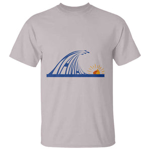 Harris Supporter T Shirt Blue Wave Kamala Sunshine Water Drop TS11 Ice Gray Print Your Wear