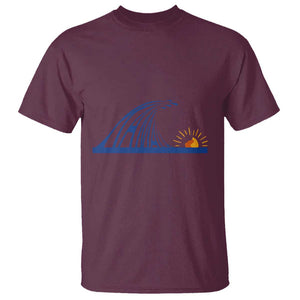 Harris Supporter T Shirt Blue Wave Kamala Sunshine Water Drop TS11 Maroon Print Your Wear