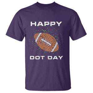 Happy Dot Day T Shirt American Football Colorful Polka Dot TS11 Purple Print Your Wear