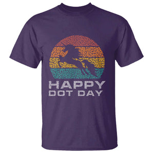 Happy Dot Day T Shirt Unicorn Retro Polka Dot Mythical Creatures TS11 Purple Print Your Wear