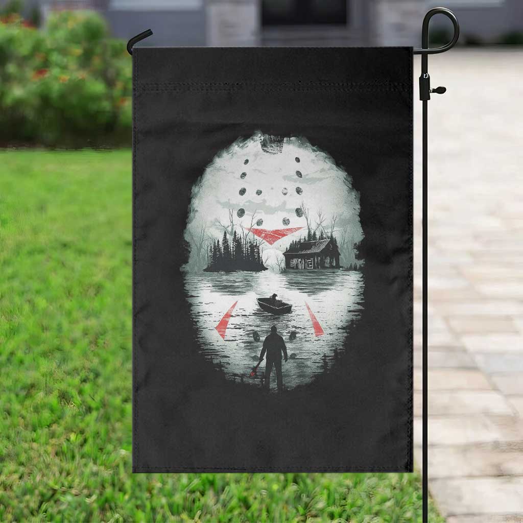 Halloween Jason Hockey Mask Friday 13th Slasher Garden Flag TS11 Print Your Wear