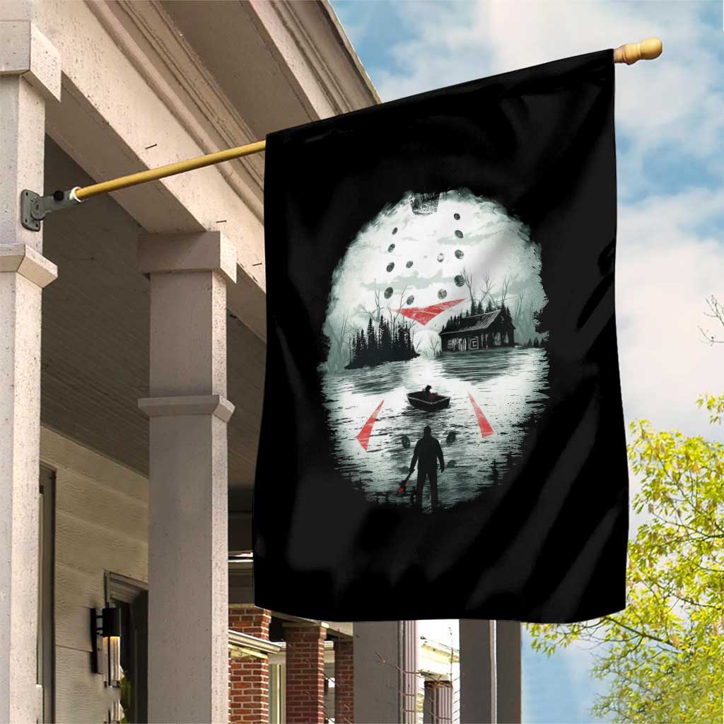 Halloween Jason Hockey Mask Friday 13th Slasher Garden Flag TS11 Print Your Wear