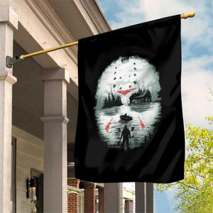 Halloween Jason Hockey Mask Friday 13th Slasher Garden Flag TS11 Print Your Wear