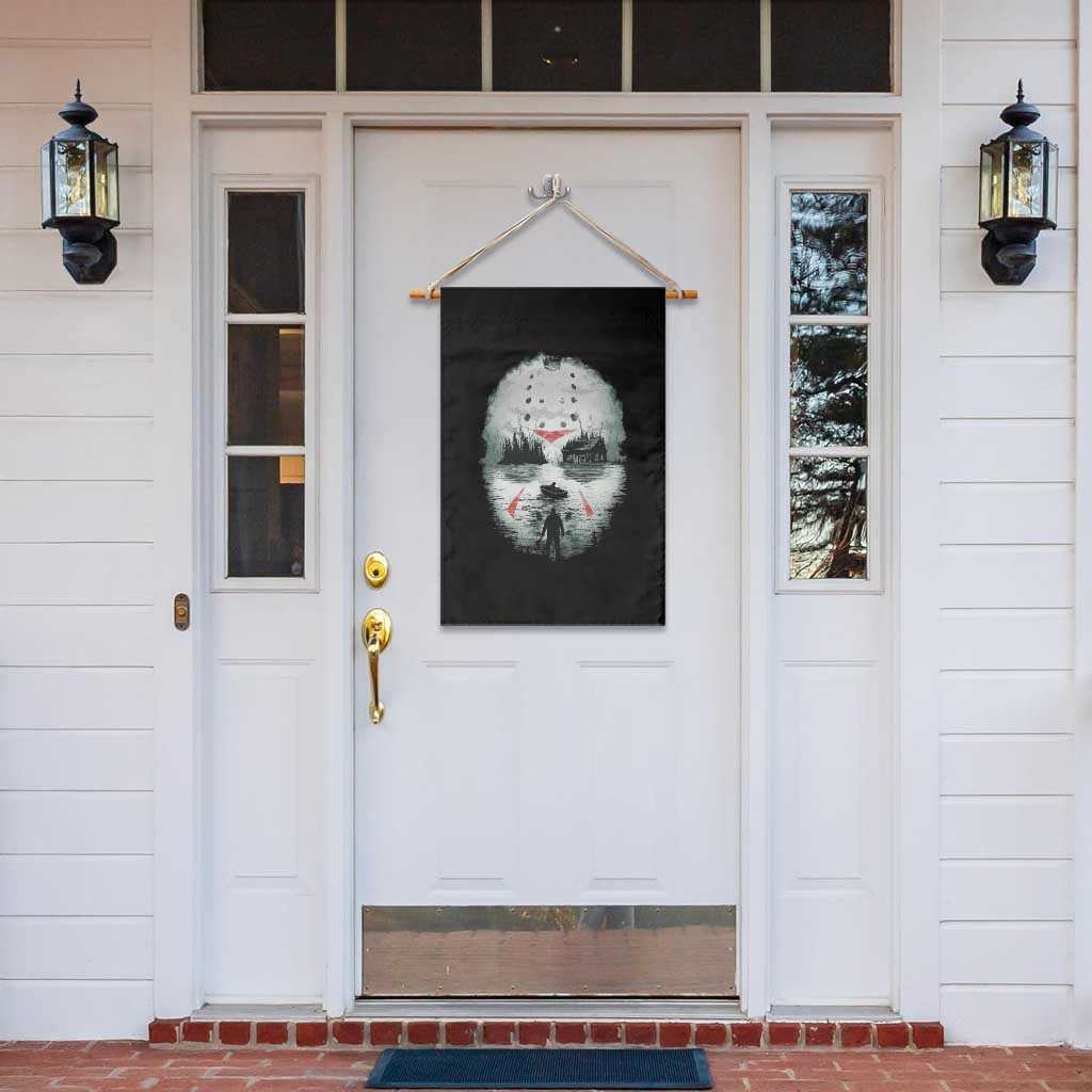 Halloween Jason Hockey Mask Friday 13th Slasher Garden Flag TS11 Print Your Wear