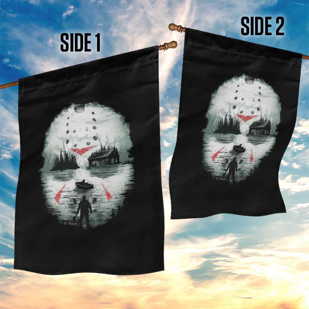 Halloween Jason Hockey Mask Friday 13th Slasher Garden Flag TS11 Print Your Wear