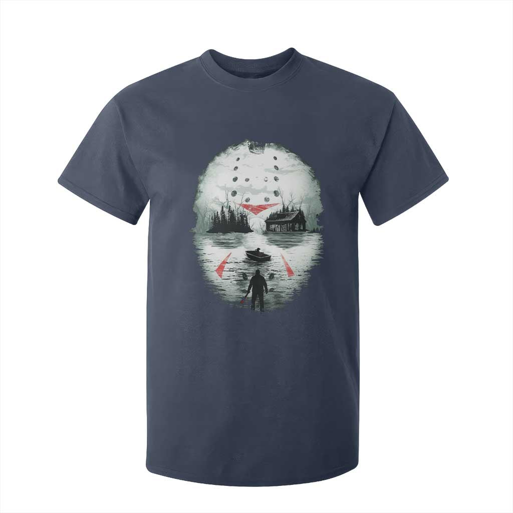Halloween Jason Hockey Mask Friday 13th Slasher T Shirt For Kid TS11 Navy Print Your Wear