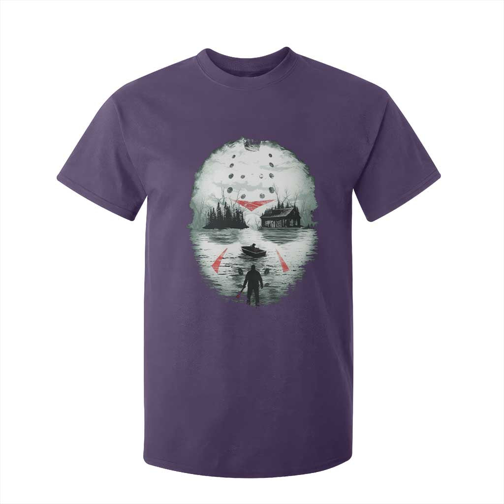 Halloween Jason Hockey Mask Friday 13th Slasher T Shirt For Kid TS11 Purple Print Your Wear
