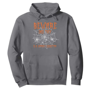 Halloween Dad Hoodie Beware Dad Tax Is A Spooky Deduction Spider TS11 Charcoal Print Your Wear