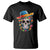 Day Of The Dead T Shirt Sugar Skull Dia De Los Muertos Halloween Flower TS11 Black Print Your Wear