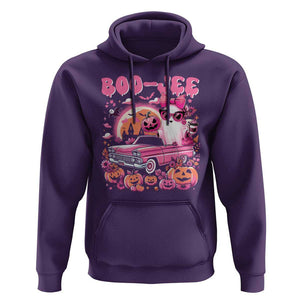 Funny Halloween Hoodie Boo Jee Pink Ghost Boujee Pumpkin Haunted House TS11 Purple Print Your Wear