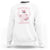 Halloween Sweatshirt Spooky Babes Pink Ghost Coquette Aesthetic TS11 White Print Your Wear