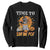 Funny Halloween Sweatshirt Time To Stir The Pot Cute Raccoon Pumpkin TS11 Black Print Your Wear