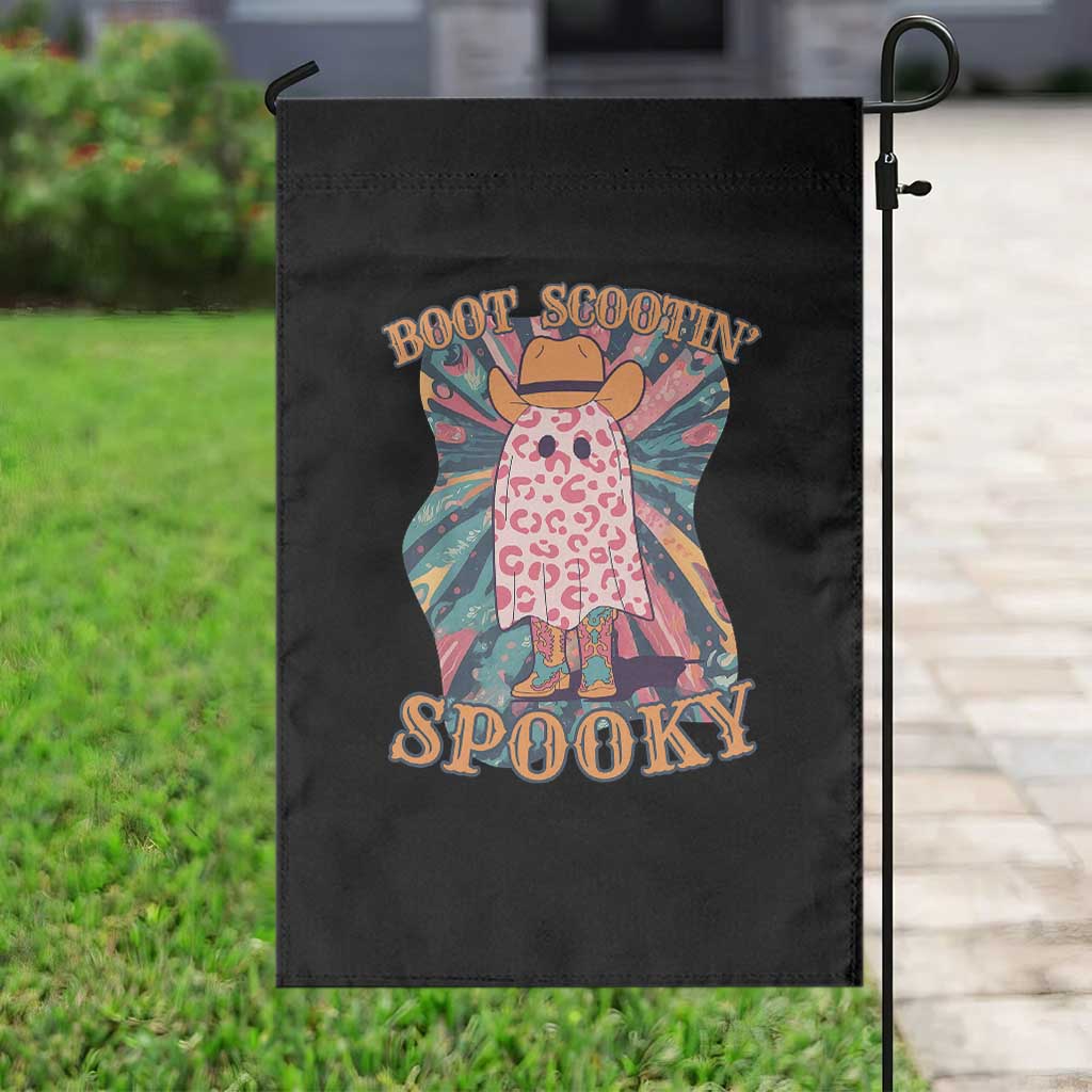 Halloween Western Garden Flag Boot Scootin' Spooky Cute Country Cowboy Ghost TS11 Print Your Wear