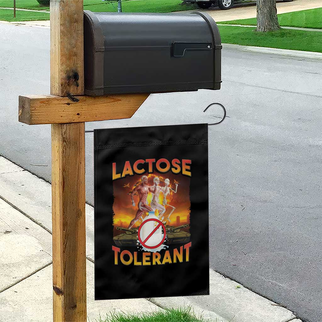 Funny Lactose Tolerant Garden Flag Ironic Sarcastic Funny Humor Cringe Meme TS11 Print Your Wear