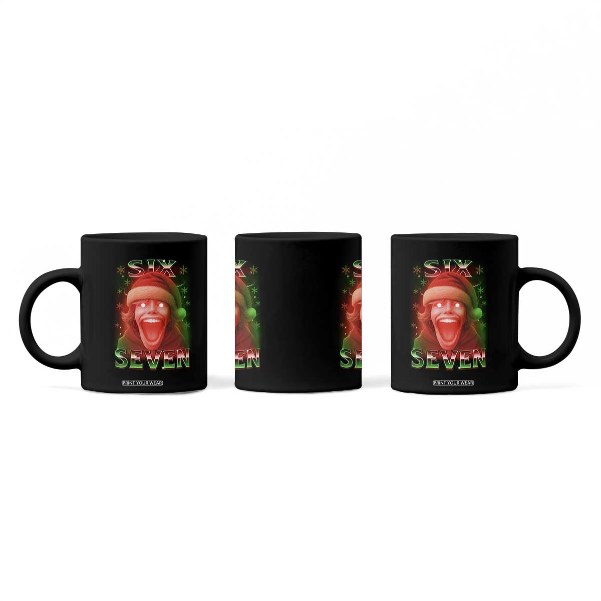67 Six Seven Christmas Meme Coffee Mug The Mason 67 Kid Gen Alpha Slang TS11 Print Your Wear