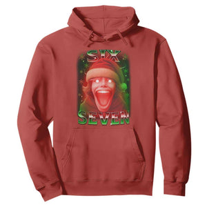 67 Six Seven Christmas Meme Hoodie The Mason 67 Kid Gen Alpha Slang TS11 Red Print Your Wear