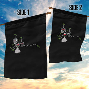 Cannabis Weed Garden Flag Molecule THC Marijuana Stoner TS11 Print Your Wear