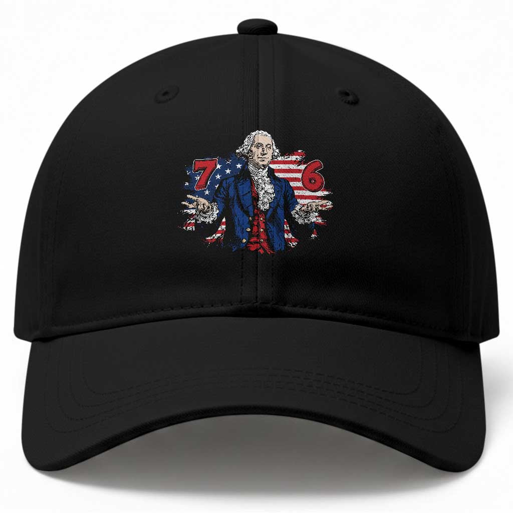 Funny George Washington 67 Baseball Cap Six Seven Meme Gen Alpha Slang TS11 Print Your Wear