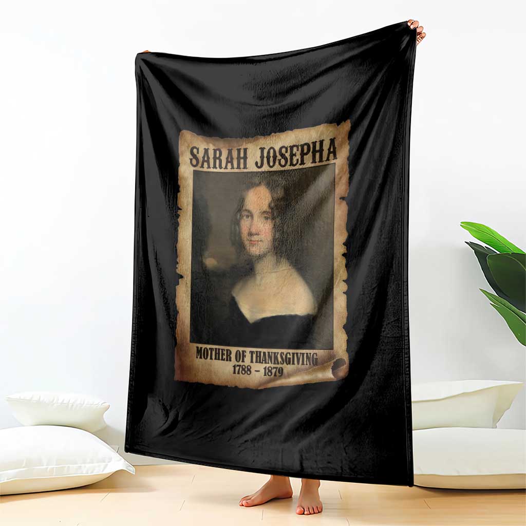 Sarah Josepha Hale Throw Blanket Mother Of Thanksgiving TS11 Print Your Wear