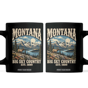 Montana Big Sky Country Rocky Mountain Souvenir Coffee Mug