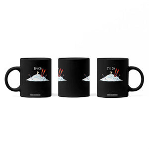 Funny Skiing Snowboarding Coffee Mug I Am Okay Ski Crash Winter Sport TS11 Print Your Wear