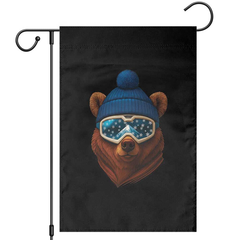 Grizzly Bear Snowboard Goggles Skiing Snow Winter Sport Garden Flag TS11 Black Print Your Wear
