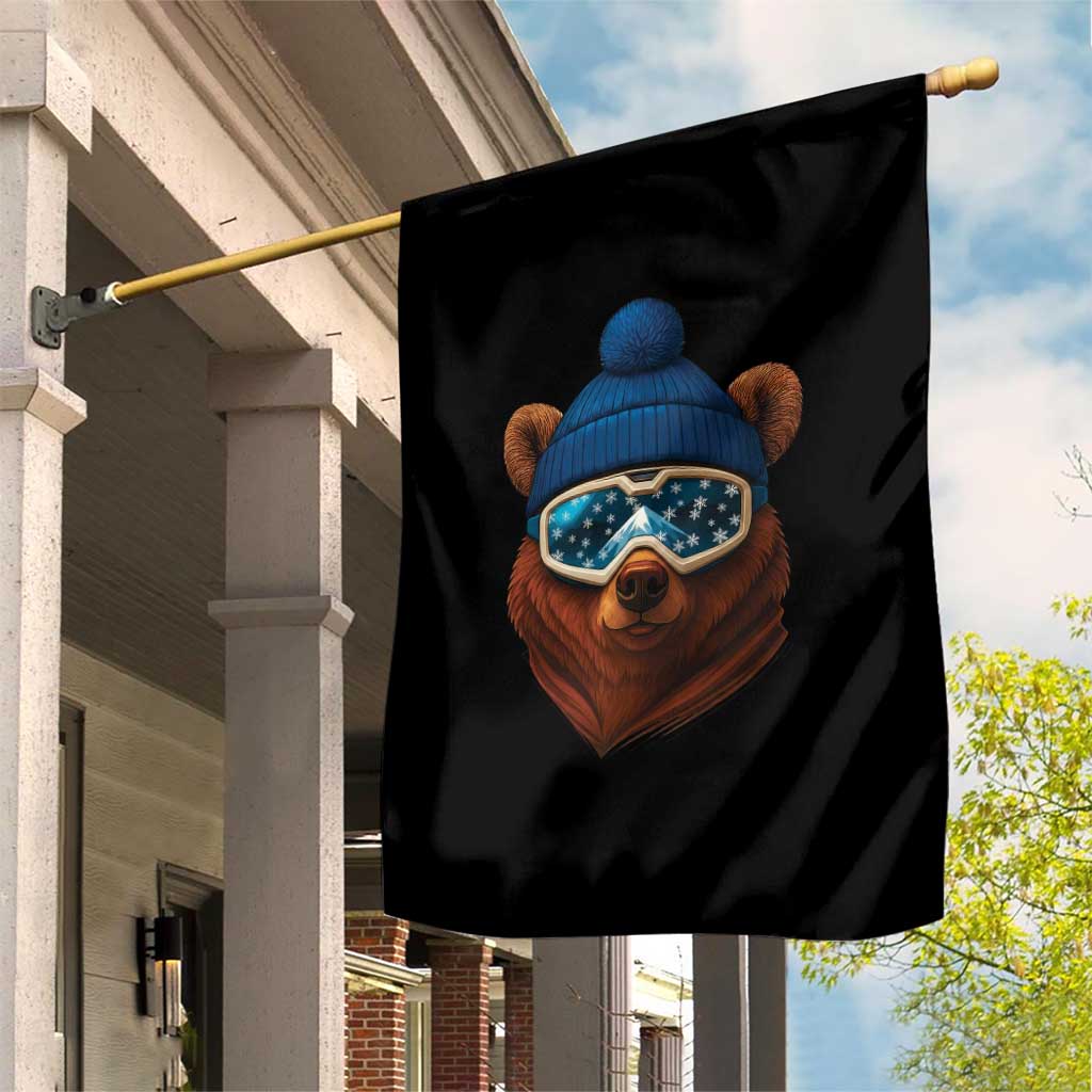 Grizzly Bear Snowboard Goggles Skiing Snow Winter Sport Garden Flag TS11 Print Your Wear